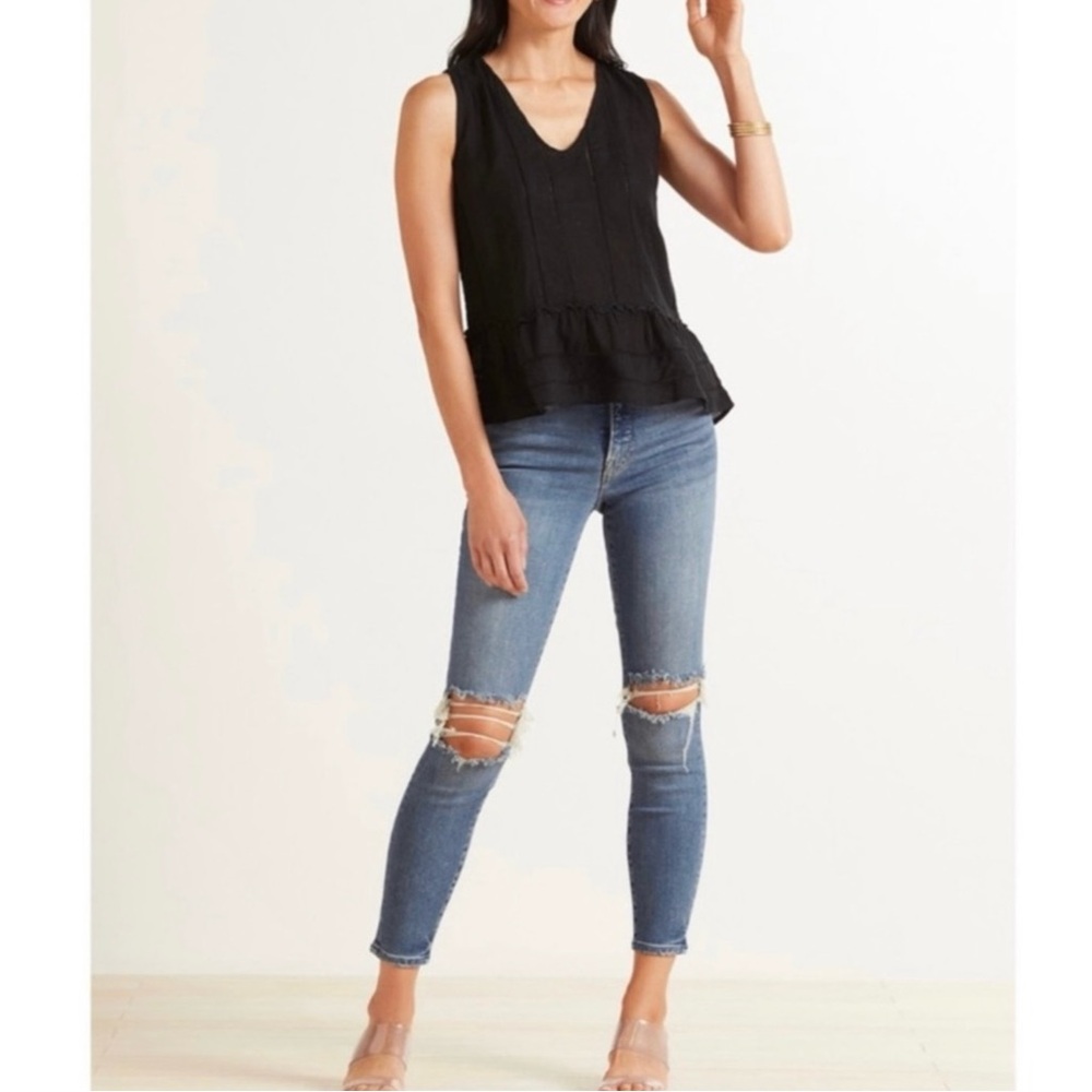 RAILS BLACK SLEEVELESS TOP - Picture 8 of 8